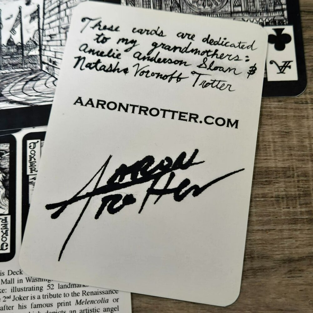Paris Illustrated Playing Cards By Aaron Vornoff Trotter 21/60 14th Printing - Picture 2 of 7